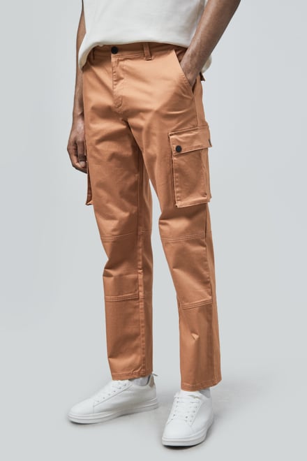 Mens Utility Cargo Long Trousers