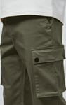 Mens Utility Cargo Long Trousers