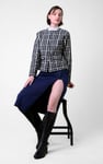 Womens Cropped Button Up Jacket