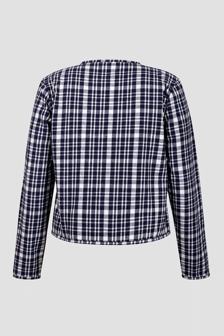 Womens Cropped Button Up Jacket