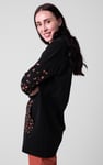 Women Longline Zip Front Hoodie