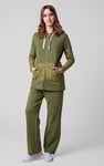 Women Longline Zip Front Hoodie