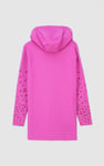 Women Longline Zip Front Hoodie