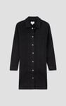 Womens Black Slim Longline Jacket