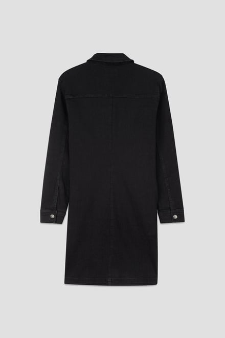 Womens Black Slim Longline Jacket