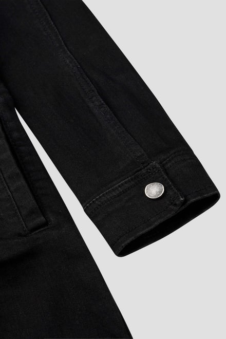 Womens Black Slim Longline Jacket
