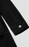 Womens Black Slim Longline Jacket