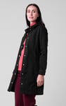 Womens Black Slim Longline Jacket