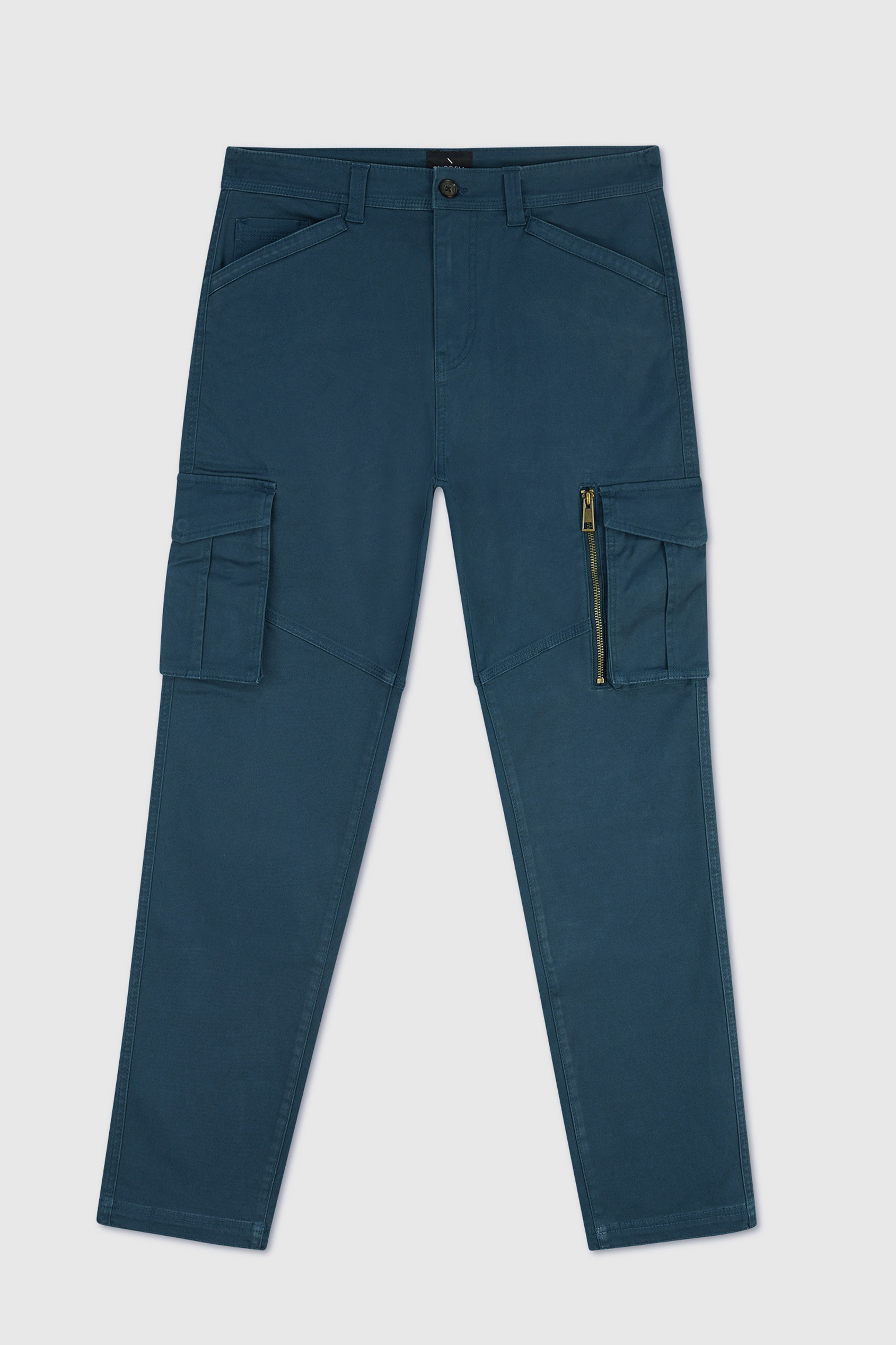 Mens Zip Details Cargo Trouser