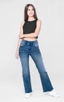Slim shape Boot cut Jeans