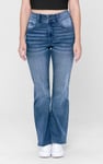 Slim shape Boot cut Jeans