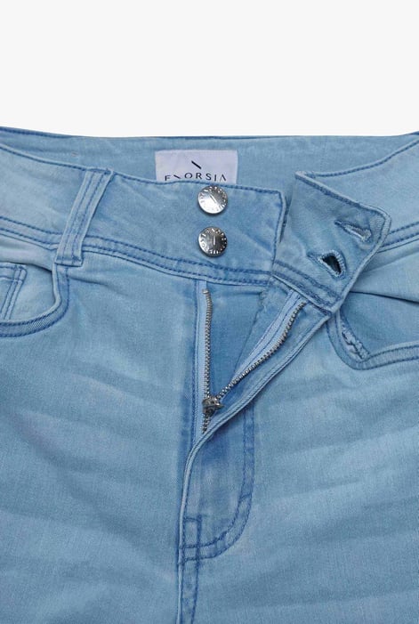 Light Blue Slim shape Boot cut Jeans