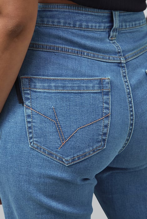 Light Blue Enorsia Authentic High Waist Boyfriend Jeans