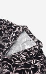 Womens Leaf Print Dress With Collar