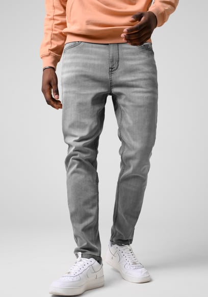 Mens Tapered Slim Fit Jeans