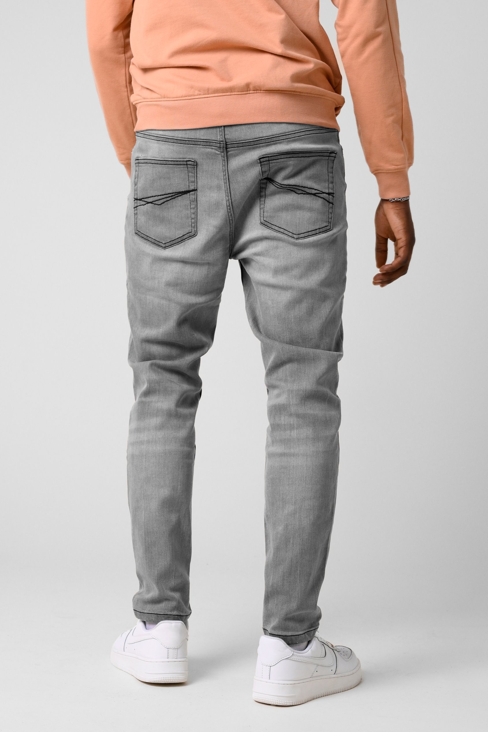 Mens Tapered Slim Fit Jeans