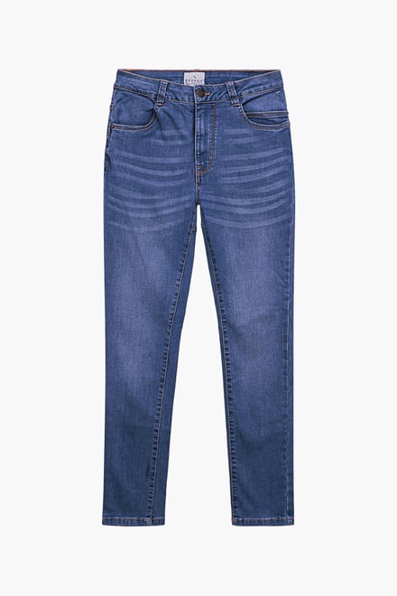 Mid Waist Skinny Jeans