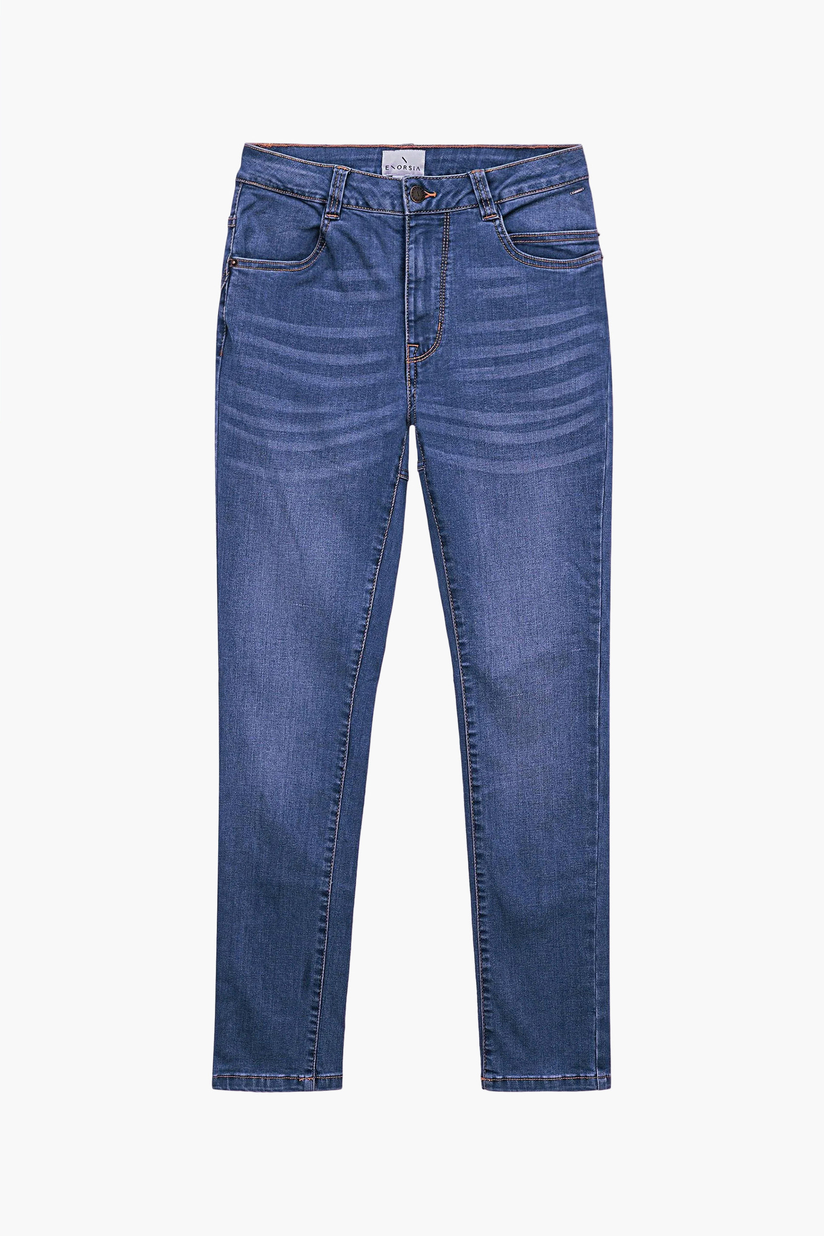 Mid Waist Skinny Jeans