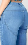 Mid Waist Skinny Jeans