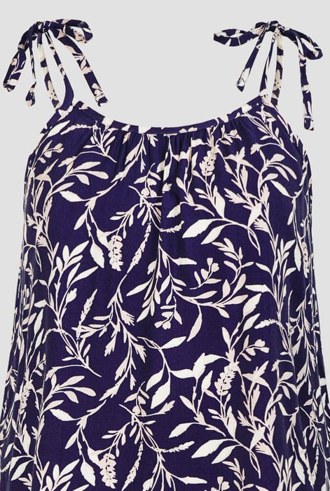 Women's Navy Tiered Cami Mini Dress