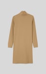 Ribbed Roll Neck Long Sleeve Mini Dress