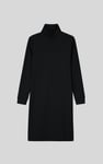 Ribbed Roll Neck Long Sleeve Mini Dress