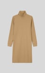 Ribbed Roll Neck Long Sleeve Mini Dress