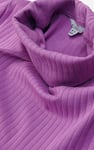 Ribbed Roll Neck Long Sleeve Mini Dress