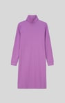 Ribbed Roll Neck Long Sleeve Mini Dress