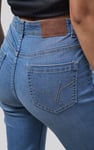 Mid Waist Flare Jeans