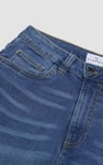 High Waist Girlfriend Fit Leg Jeans