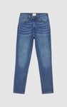 High Waist Girlfriend Fit Leg Jeans