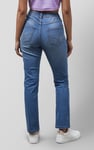 High Waist Girlfriend Fit Leg Jeans
