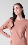 Ruched Button Decor Long Sleeve Tunic Dress