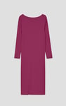 Ruched Button Decor Long Sleeve Tunic Dress
