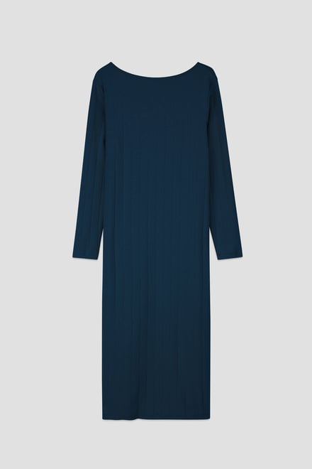 Ruched Button Decor Long Sleeve Tunic Dress