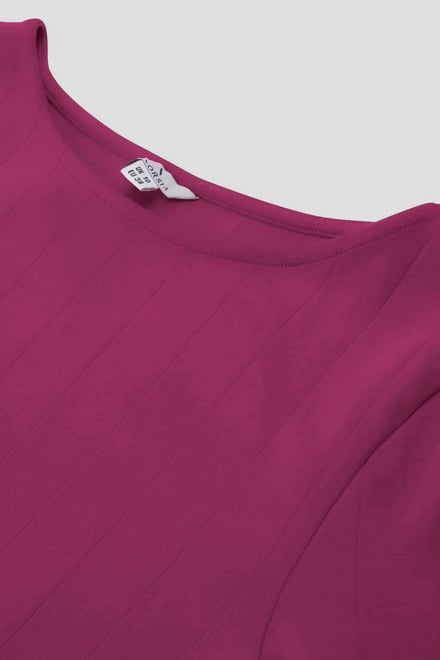 Ruched Button Decor Long Sleeve Tunic Dress