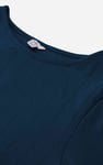 Ruched Button Decor Long Sleeve Tunic Dress