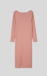 Ruched Button Decor Long Sleeve Tunic Dress