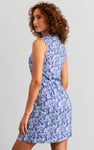Wild Garden Print Button-Through Shirt Dress