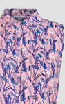 Wild Garden Print Button-Through Shirt Dress