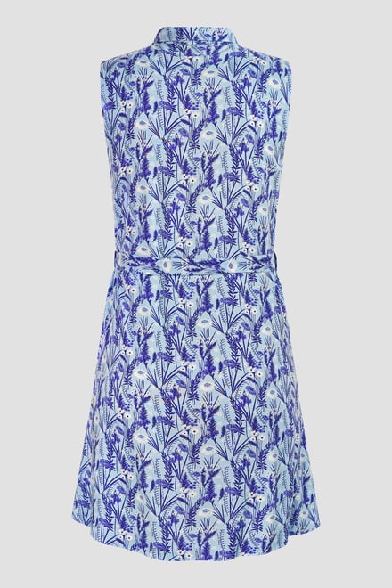 Wild Garden Print Button-Through Shirt Dress