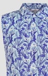 Wild Garden Print Button-Through Shirt Dress