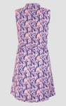 Wild Garden Print Button-Through Shirt Dress