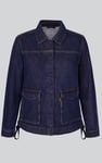 Denim Trucker Jacket With Borg Lining