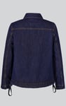 Denim Trucker Jacket With Borg Lining