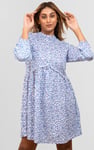 Womens Ditsy Print Mini Tiered Dress