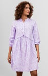 Womens Ditsy Print Mini Tiered Dress