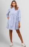Womens Ditsy Print Mini Tiered Dress
