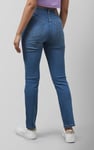 Mid Waist Slim Fit Jeans